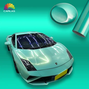 

20*152CM Quality pink metallic wrapping film pearl metal Vinyl wrap foil pink air bubble free diamond texture glue