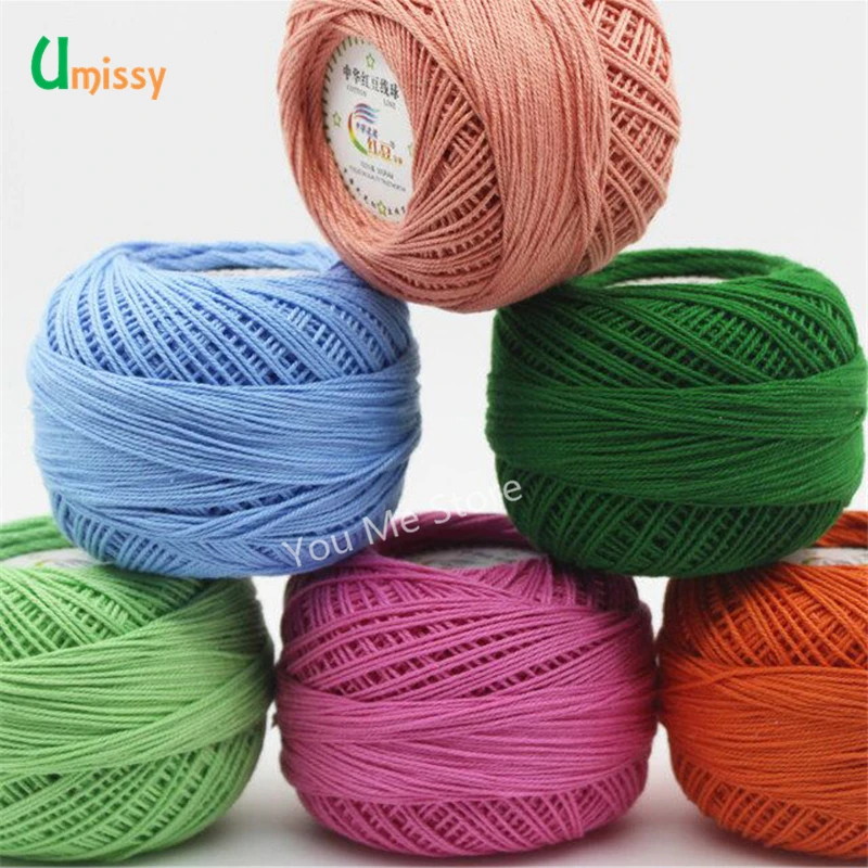 10pcs 100 Cotton Yarn 3 Lace Yarn for Crocheting Baby Needle Work