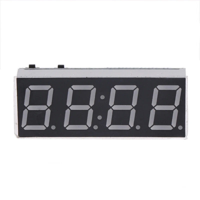 12V 5-24V Электронный Вольтметр термометр часы для авто светодиодный модуль монитора
