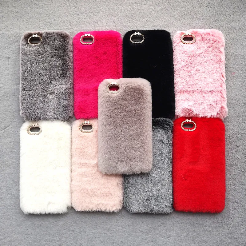 

Geruide Capa huawei p20 lite for Huawei P Smart Case Rabbit Fluffy Soft Silicone TPU Cover for Huawei P10 P10 Plus P8 Lite Coque