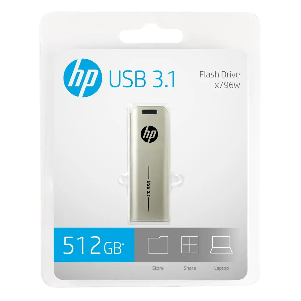 USB флеш накопитель hp 256 ГБ usb 32 512 металлический индивидуальный подарок