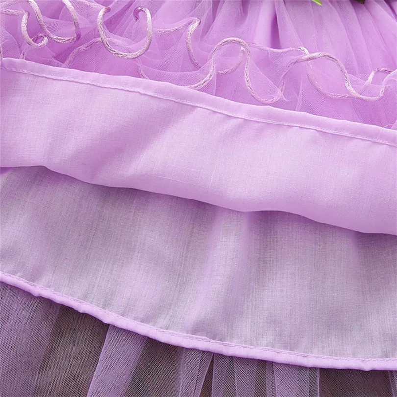 2019 New cute Toddler Baby Girls Summer Floral Dress Princess Party Wedding Tulle Dresses baby show gifts (11)