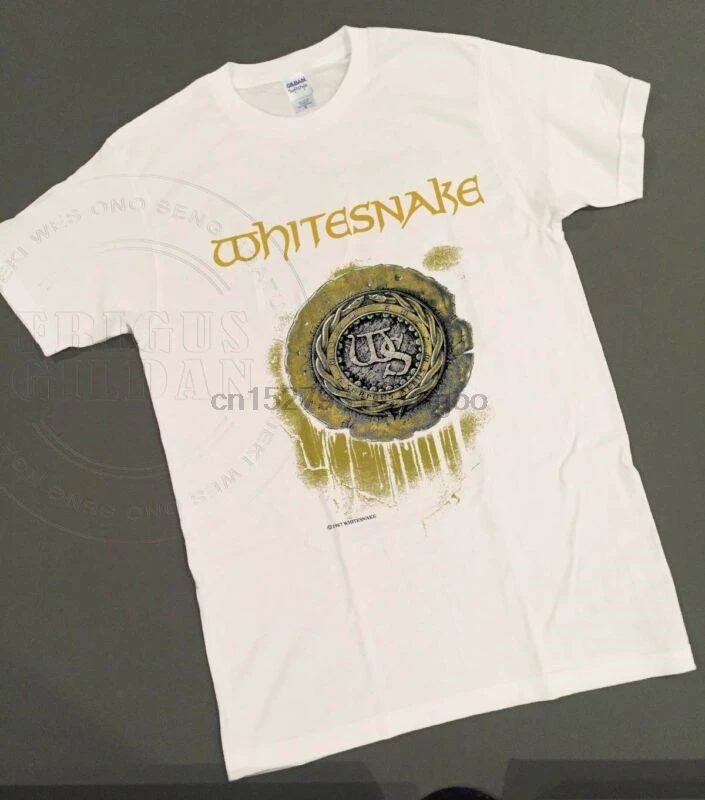 VTG 80's Whitesnake Тур концерта 1987 Давид ковбойская футболка Перепечатка | Мужская