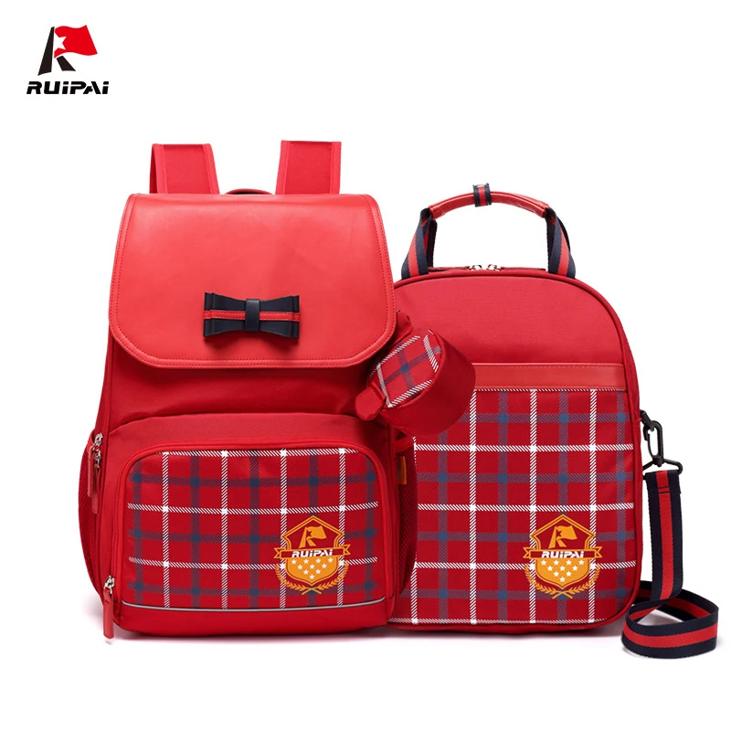 #*Cheap Color Collision Grid Primary School Bag For 1 6 Grade Children #039;s Backpack Reflective Strip Kid Bookbag Boy Girl Mochila Escolar