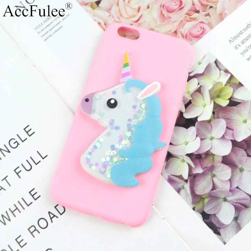 Bling Cute Horse Case for Samsung Galaxy J1 mini Ace J2 Prime J3 J5 J7 Dynamic Glitter Liquid Horse Soft TPU Cover - Цвет: BlueHorse Pink