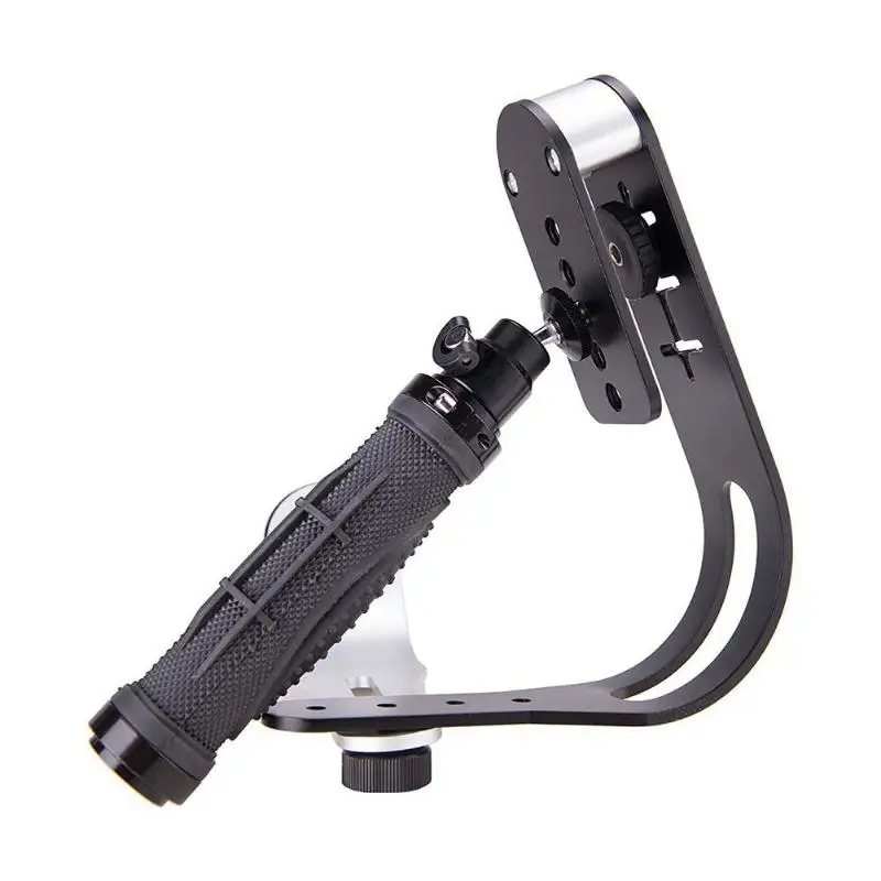 Лук тип камеры ручной DV видеокамера Стабилизатор для Gopro DSLR SLR цифровая камера Спорт DV алюминиевый Стабилизатор камеры