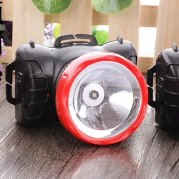 

Plastic Super Bright High Capacity Rechargeable Outdoor Headlamp Black and Red Color Headlight One Lamp Head 1000mAH Hot Sale