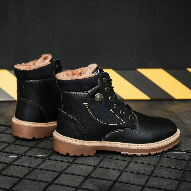

VIXLEO 2018 Dr Fashion Ankle Boots Winter / Autumn men's Motorcycle Martin Boots men Boots Snow Boots Oxfords men Shoes