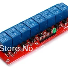 8-канальный релейный модуль реле Плата расширения с изоляция оптопары для панели управления