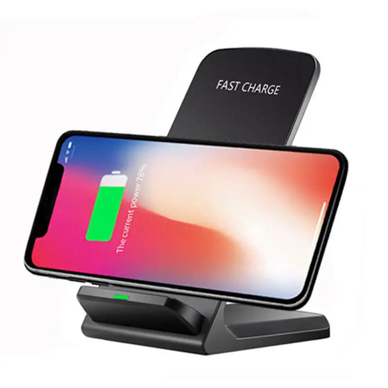 10 Вт Qi Беспроводное зарядное устройство для iPhone XS Max XR X 8 быстрая подставка samsung S9 S8