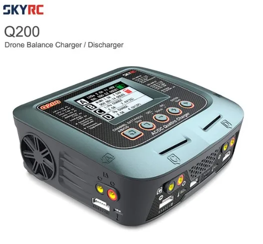 $167.39  SKYRC Q200 intelligent Charger/Discharger AC/DC Drone Balance Charger for Lipo/LiHV/Lithium-iron/Io