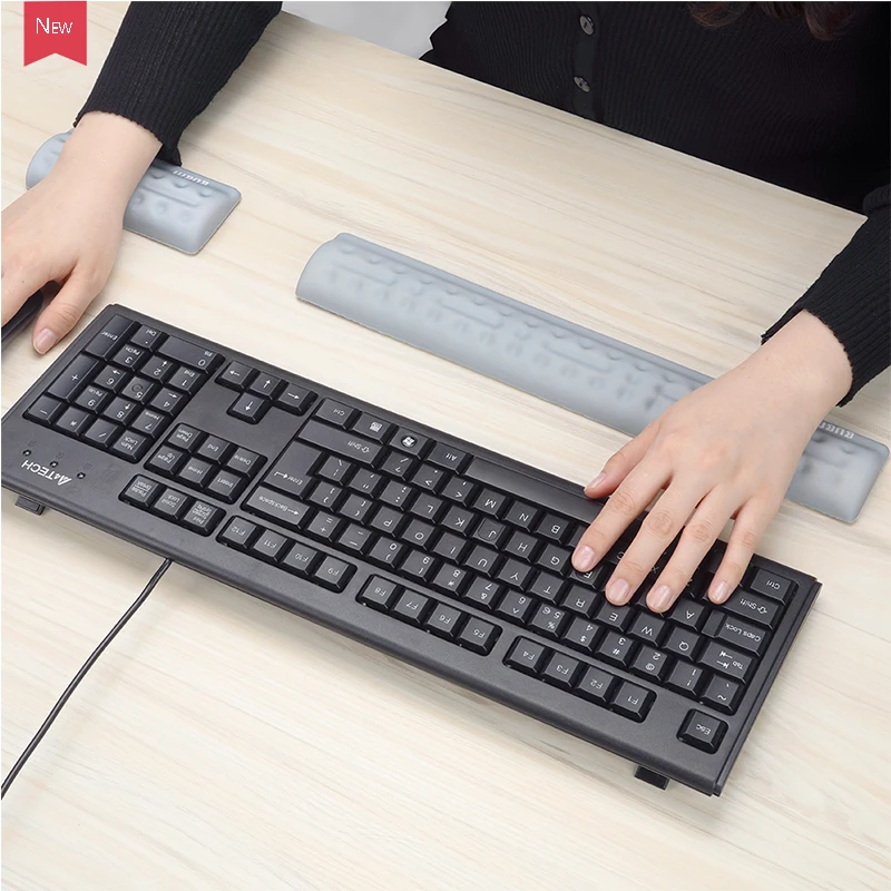 Ergonomic Memory Foam Keyboard Pad Mouse Wrist Rest