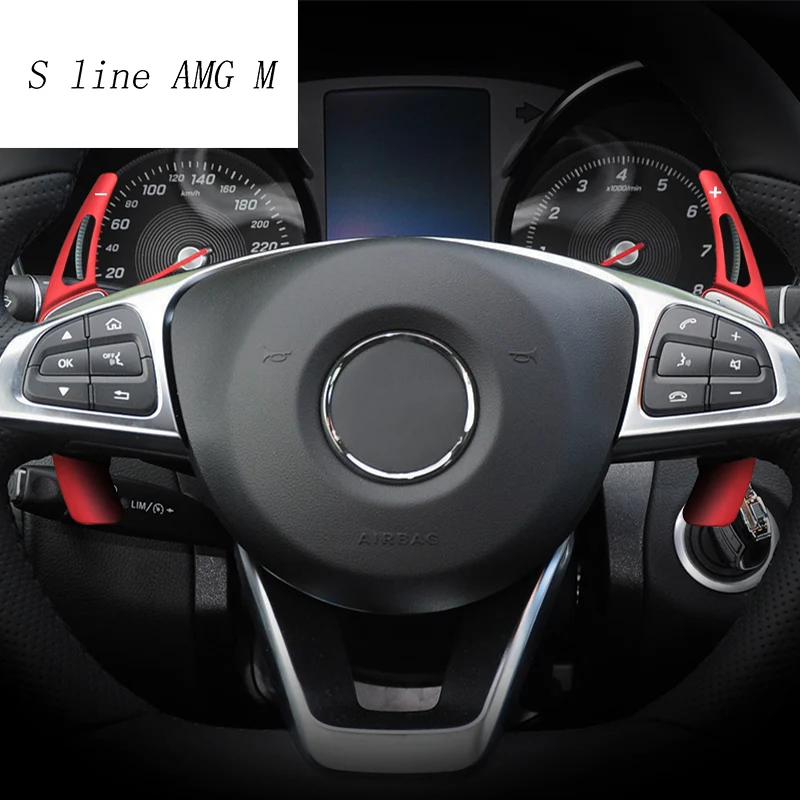 

Car styling For Mercedes Benz GLC C E Class W213 W205 Steering Wheel Shift Paddle Extension Shifters Replacement Car Accessories
