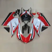 Plans to customize For Ducati 1098 1198 848 2007-2011 injection molding ABS Plastic motorcycle Fairing Kit Bodywork D19