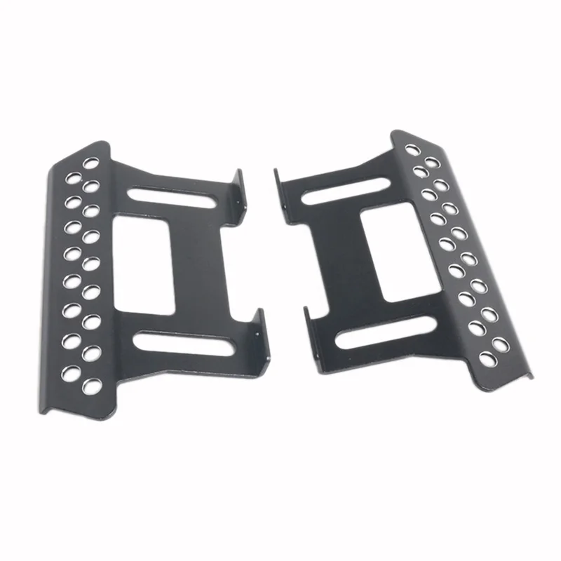 

2Pcs Metal Side Pedal Plate For Axial Scx10 Side Step Sliders 1:10 Scale Rc Crawler Car Part Black