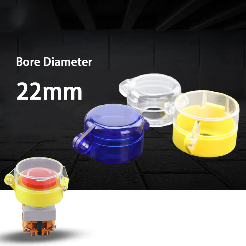 

22mm emergency stop button protective cover Button seat Dust cover