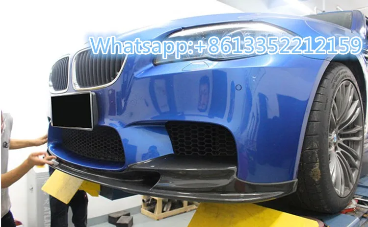 5 Series F10 M5 carbon fiber front lip fit for F10 M5 to 3D design style M5  3D design style carbon fiber parts (2)_