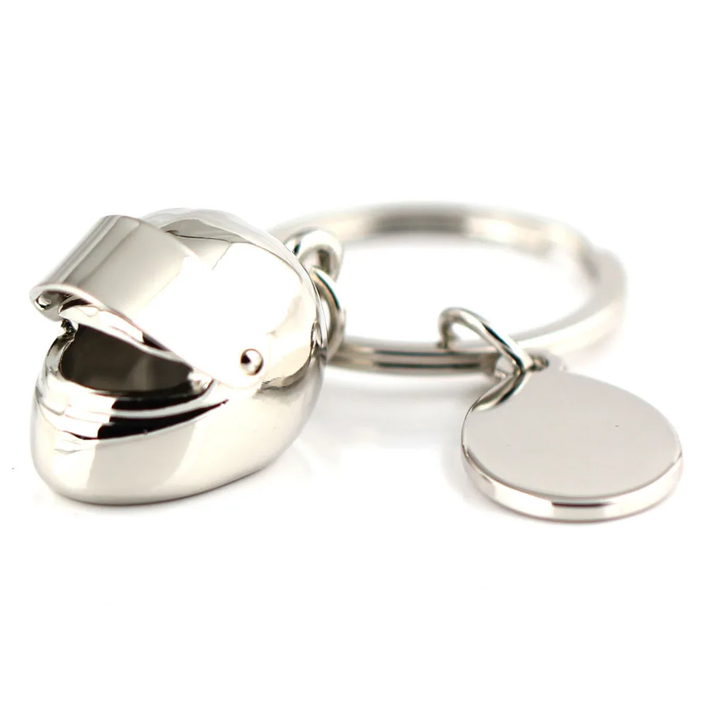 

Helmet Keychain Fashion Creative Motorcycle Bicycle Casque Key Chain Ring Keyring Keyfob Key Holder 86044