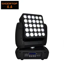 25*12 Вт 4IN1 Cree Led матрица луч света, DMX 512 RGBW Led переносное потолочное освещение 19/29/117 Каналы 90 V-240 V