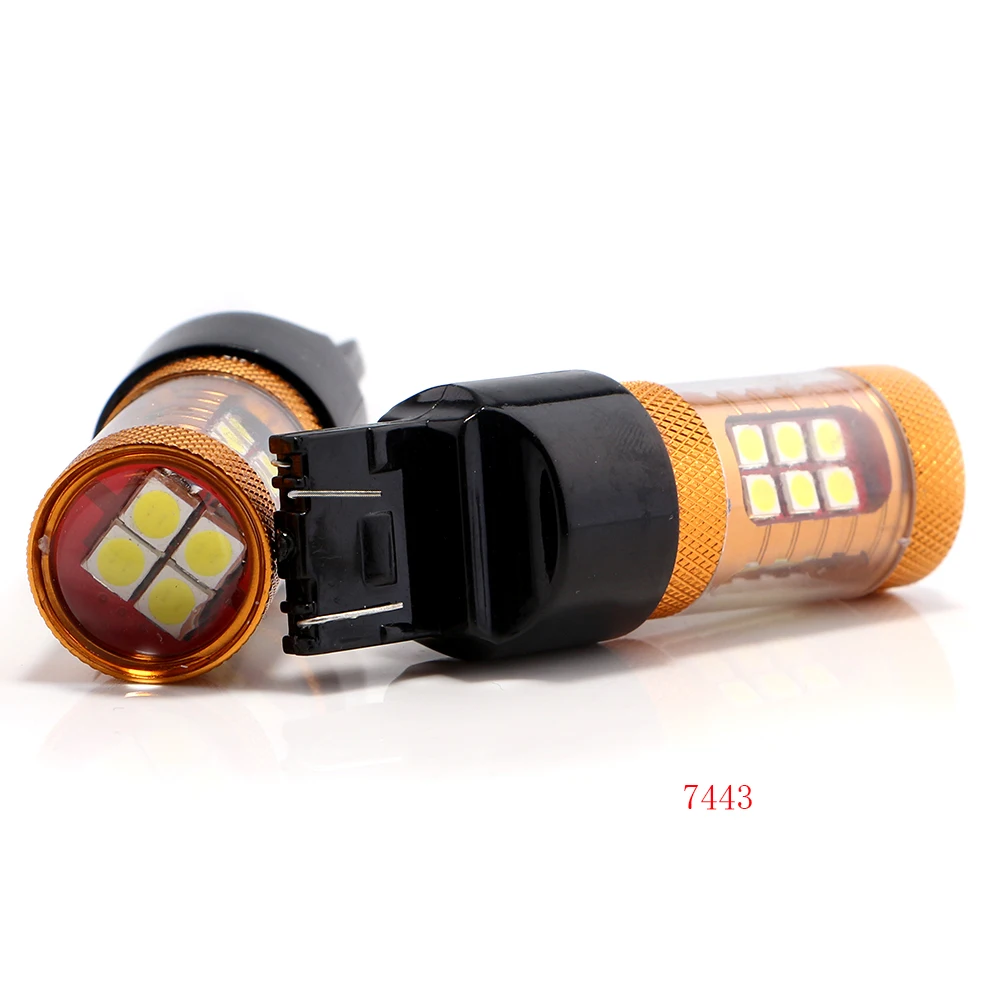 100 шт./лот Горячая 3030 28 SMD 1156 1157 3156 3157 7440 7443 BA20D автомобильный тормозной фонарь задний фонарь поворота лампы сигнального освещения 12 V