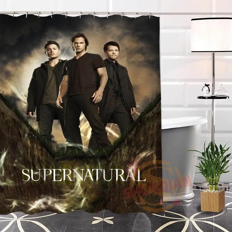 

Best Nice Custom Supernatural Shower Curtain Bath Curtain Waterproof Fabric For Bathroom MORE SIZE WJY#94
