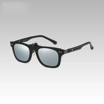 

New Polarized Sunglasses Mens Aluminum Magnesium Classic Sunglasses High Quality Clip Sun Glass Driving Shade WD2140-5