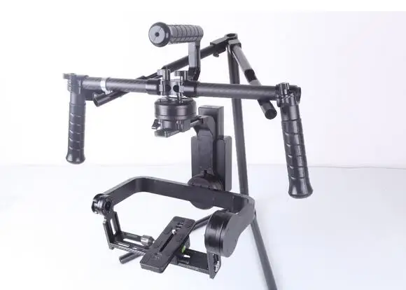 

CNC 3-Axis Brushless Gimbal Stabilizer w/ 2 gyro sensor 32-bit BASECAM joystick for Canon Mark II, MarkIII,5D3/GH4/A7S/BMPCC