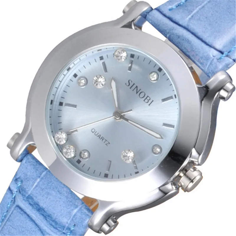 Оригинальный Бренд роскошные часы женщины кожаный ремешок стразами Кристалл женские кварцевые часы relogios femininos de marca