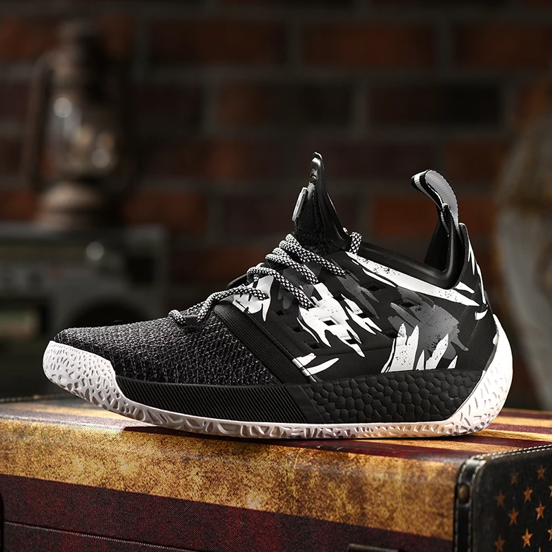 Мужские баскетбольные кроссовки boost Harden Vol.2 AH2217 черно-белые спортивные кроссовки размер 40-46