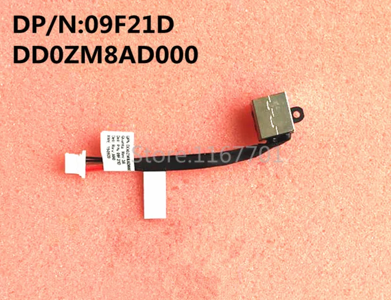 Original Laptop/notebook DC Power interface Connector JACK CABLE for Dell Chromebook 11-3120 DD0ZM8AD000 09F21D Original Laptop/notebook DC Power interface Connector JACK CABLE for Dell Chromebook 11-3120 DD0ZM8AD000 09F21D