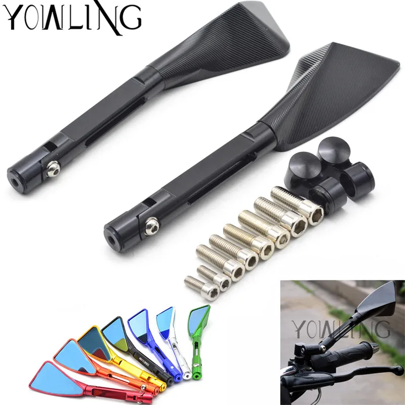 Rear Mirrors Moto Motorcycle Scooters Rearview Side Mirror Racer for VFR800/F VTR1000F / FIRESTORM CBF1000 CBR1100XX BLACKBIRD | Автомобили