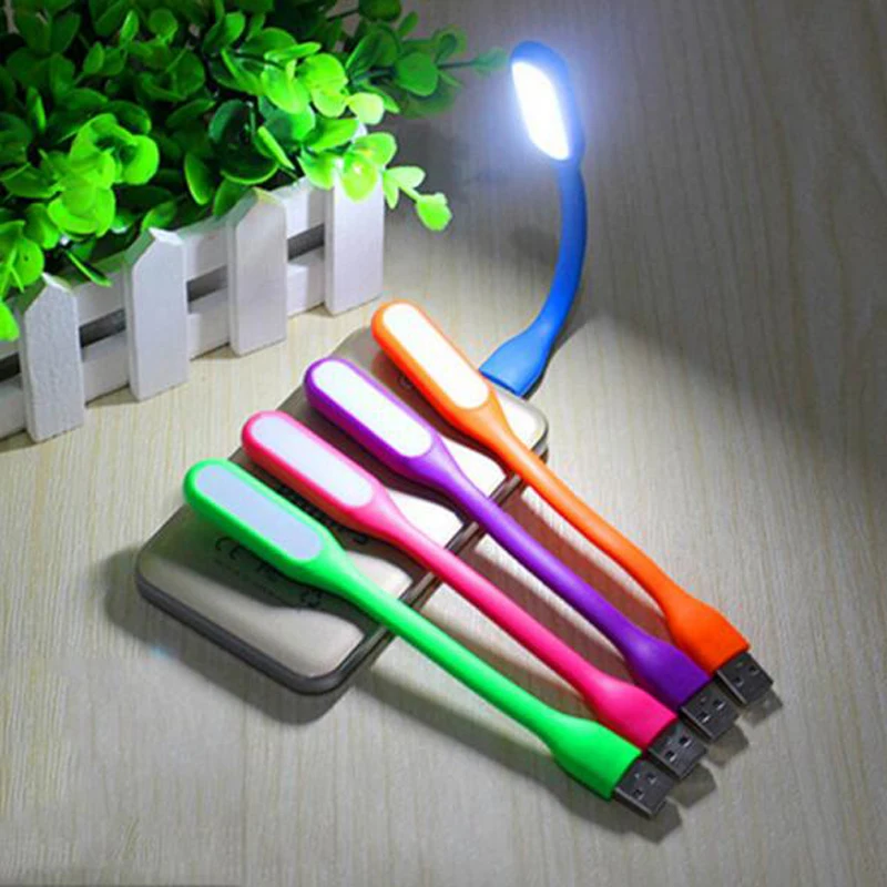 USB LED Lamp Portable Flexible Bendable USB Light for Notebook Laptop