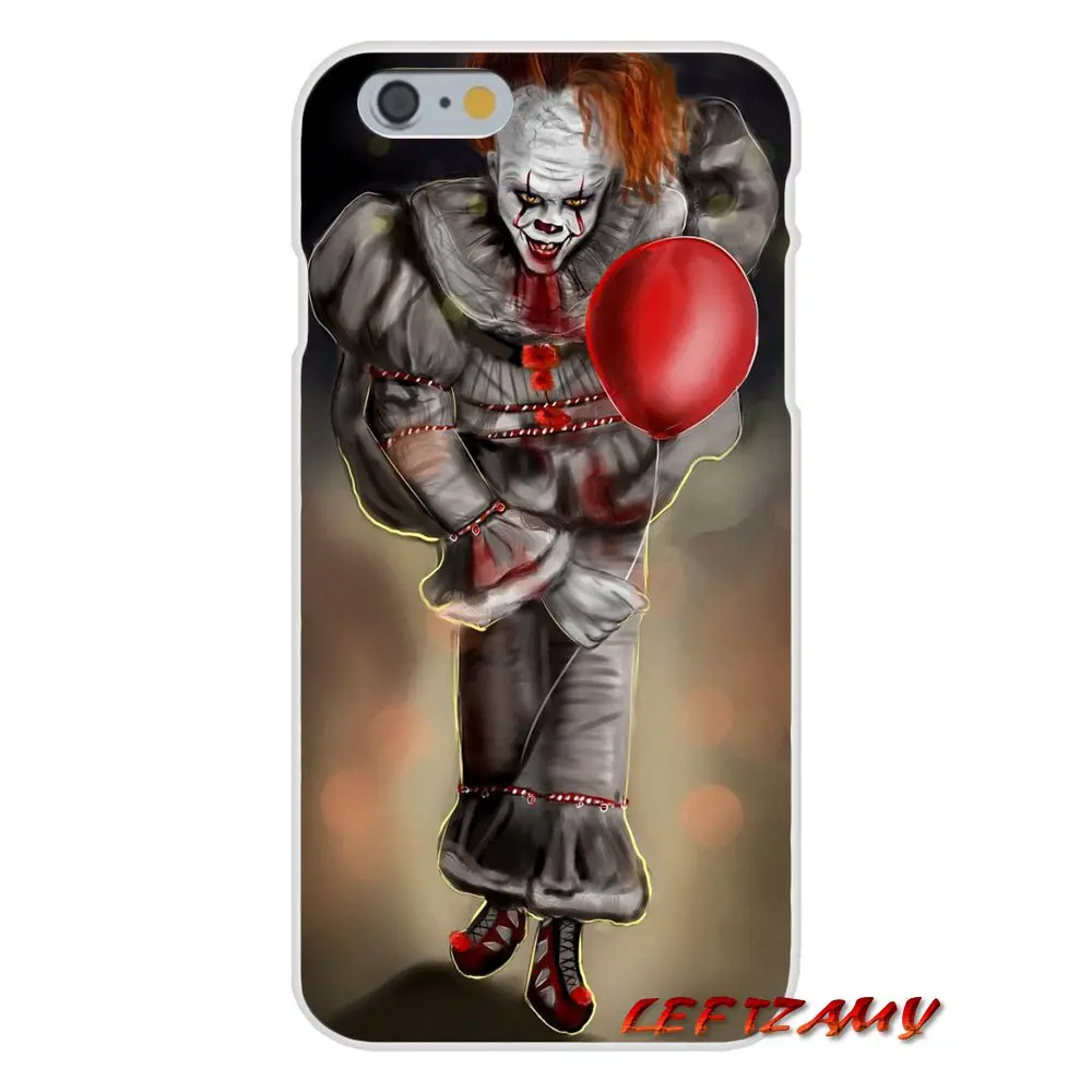 Чехол из прозрачного ТПУ с рисунком клоуна Pennywise для Samsung Galaxy S3 S4 S5 MINI S6 S7 edge S8 S9 Plus