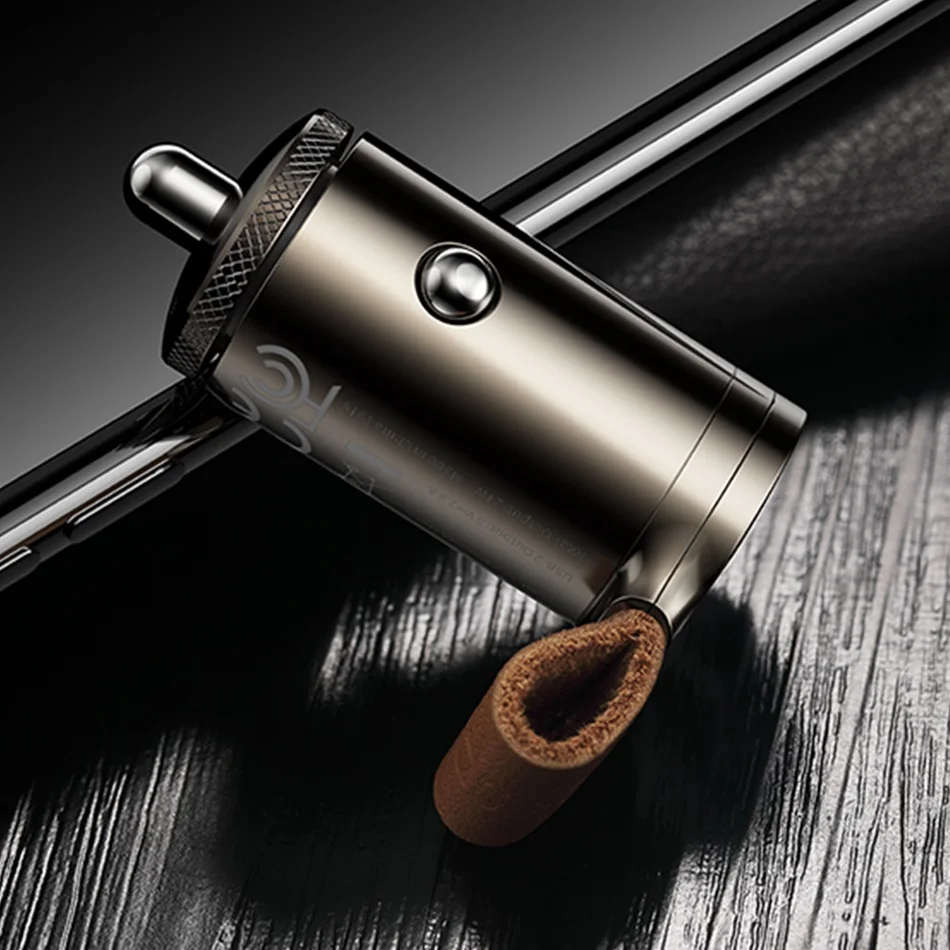 ROCK Quick Charge 4,0 3,0 Автомобильное зарядное устройство 30 Вт USB-C PD QC4.0 QC3.0 QC 5A быстрое зарядное устройство с поясом двойной USB мини автомобильный телефон зарядное устройство Новое