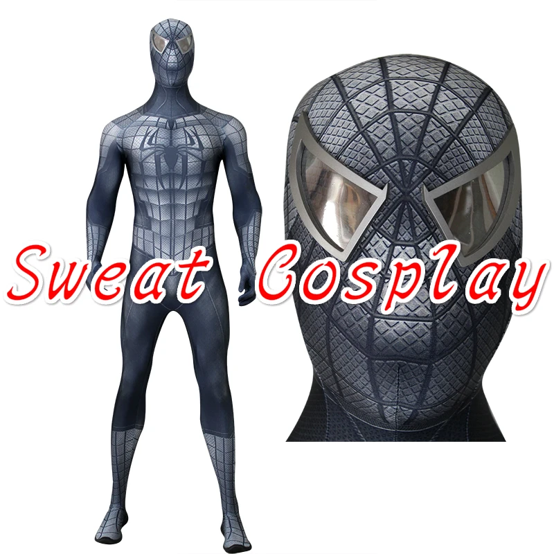 spider quality man suit high Quality Raimi Spiderman High Costume Black Grey Spider and spider quality man suit high Quality Raimi Spiderman High Costume Black Grey Spider and