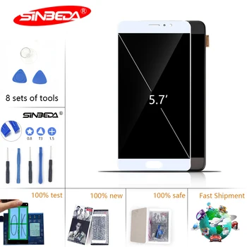 

5.7" AMOLED Display For MEIZU Pro 6 Plus Touch Screen with Frame Digitizer For MEIZU Pro6 Plus LCD Display