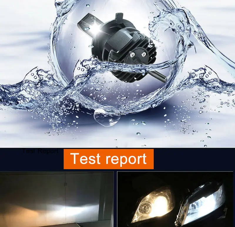Super Bright DSS V7 H1 H4 9003 H7 H8 H9 H11 H16 9005 9003 HB3 HB2 Led Headlight Bulb Fog 6000K 12V 24v Automobile Headlamp Front Bulb Fanless upgrconversion kit upgrade kit light Source  (13)