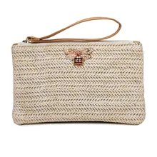 Ручная работа, Соломенная женская летняя сумка, сумка из ротанга, круглая Соломенная Сумочка, женская пляжная сумка через плечо, богемная сумка