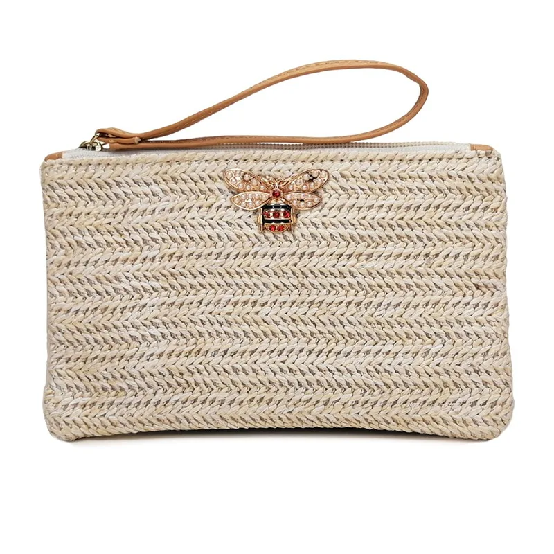 

Handmade Straw Women Summer Bag Rattan Bag Round Straw Purse Women Beach Cross Body Bag Bohemia Handbag Bag