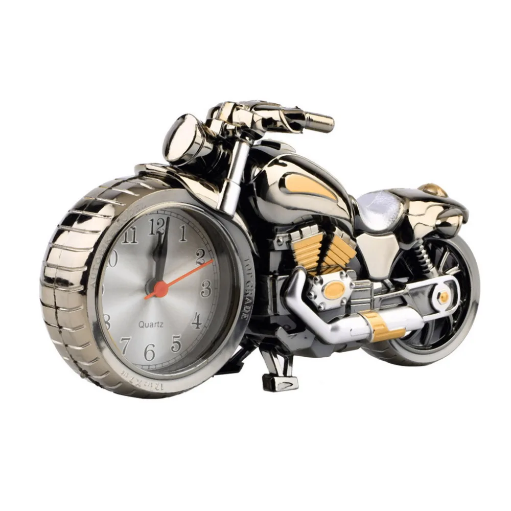 Крутые мотоциклетные кварцевые часы-будильник, креативные настольные часы для дома, подарок на день рождения, часы, Прямая поставка