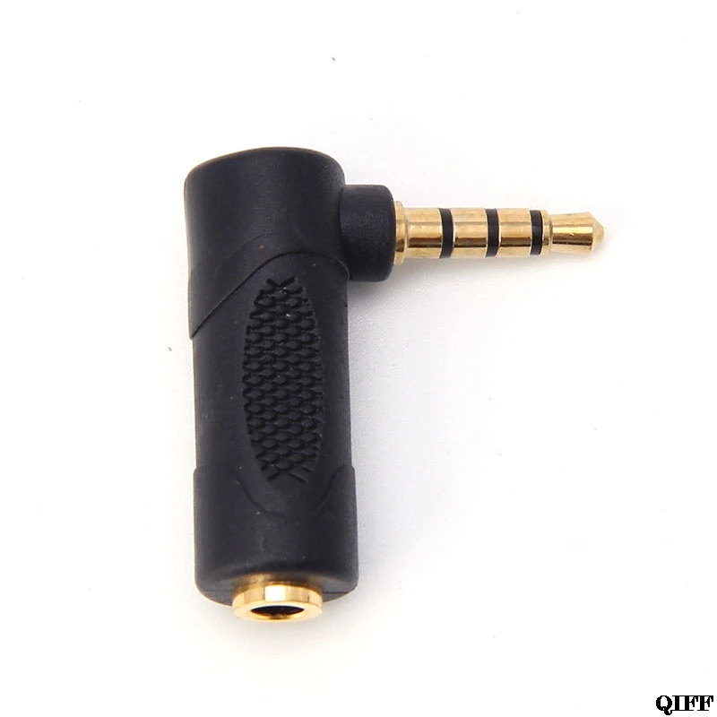 3.5mm Jack Right Angle Male To Female Audio Stereo Headphone Plug Adapter Mar28 | Строительство и ремонт