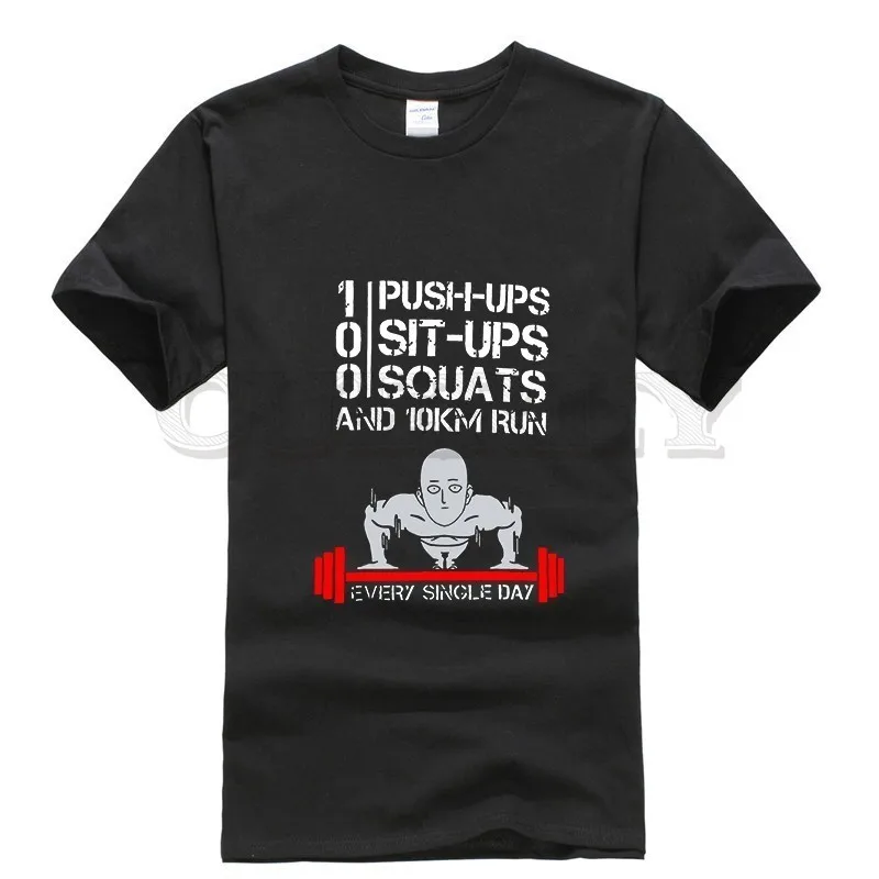 

2019 New T-shirt One Punch Man Saitama Thsirt Japan Anime Cartoon Black And White Summer Dress Men Tee Funny T Shirt