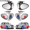 1 Pair Car Blind Spot Mirror 360 Rotation Adjustable Convex Wide Angle Mirror Rear View Mirror Front Wheel Car Mirror Two Colors ► Photo 1/6