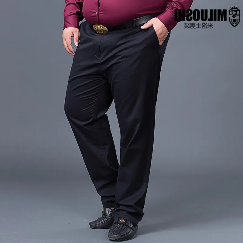 

Plus size 10XL 9XL 8XL 6X New Arrival Mens Casual Business Pant Stretch trousers regular Straight Pant Black Blue Khaki worksuit