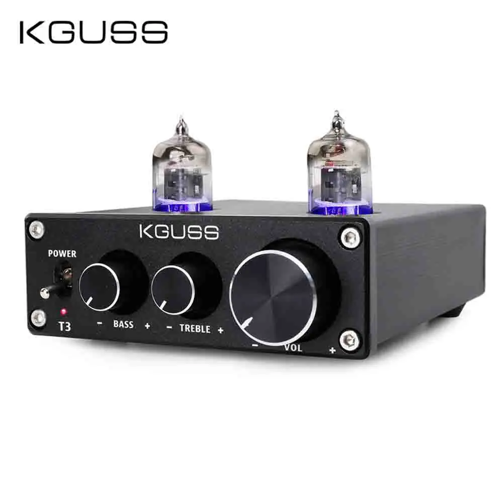 Предусилитель KGUSS T3 MINI Bile 6J1 трубчатый усилитель буфер HIFI предусилитель звука с