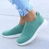 Women Shoes Knitting Sock Sneakers Women Spring Summer Slip On Flat Shoes Women Plus Size Loafers Flats Walking krasovki Famela ► Photo 1/6