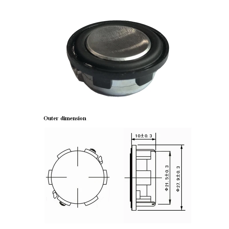 Alto-falantes de Alta Áudio do Carro Polegada 4ohm Tweeters Alto-falante Gama Completa Fidelidade Ndfeb Ímã Estéreo Tweeter 2 Pçs 1 w 7 2 pçs 1 Polegada 2 w 4ohm