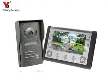 

Yobang Security 7" Video Intercom Door Phone System Night Version Video Record Door Phone intercom System with IR camera
