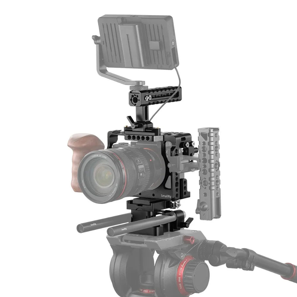 SmallRig A7II A7ii камера клетка набор аксессуаров для sony A7 II/A7R II/A7S II клетка+ ручка+ опорная пластина+ HDMI зажим-2150