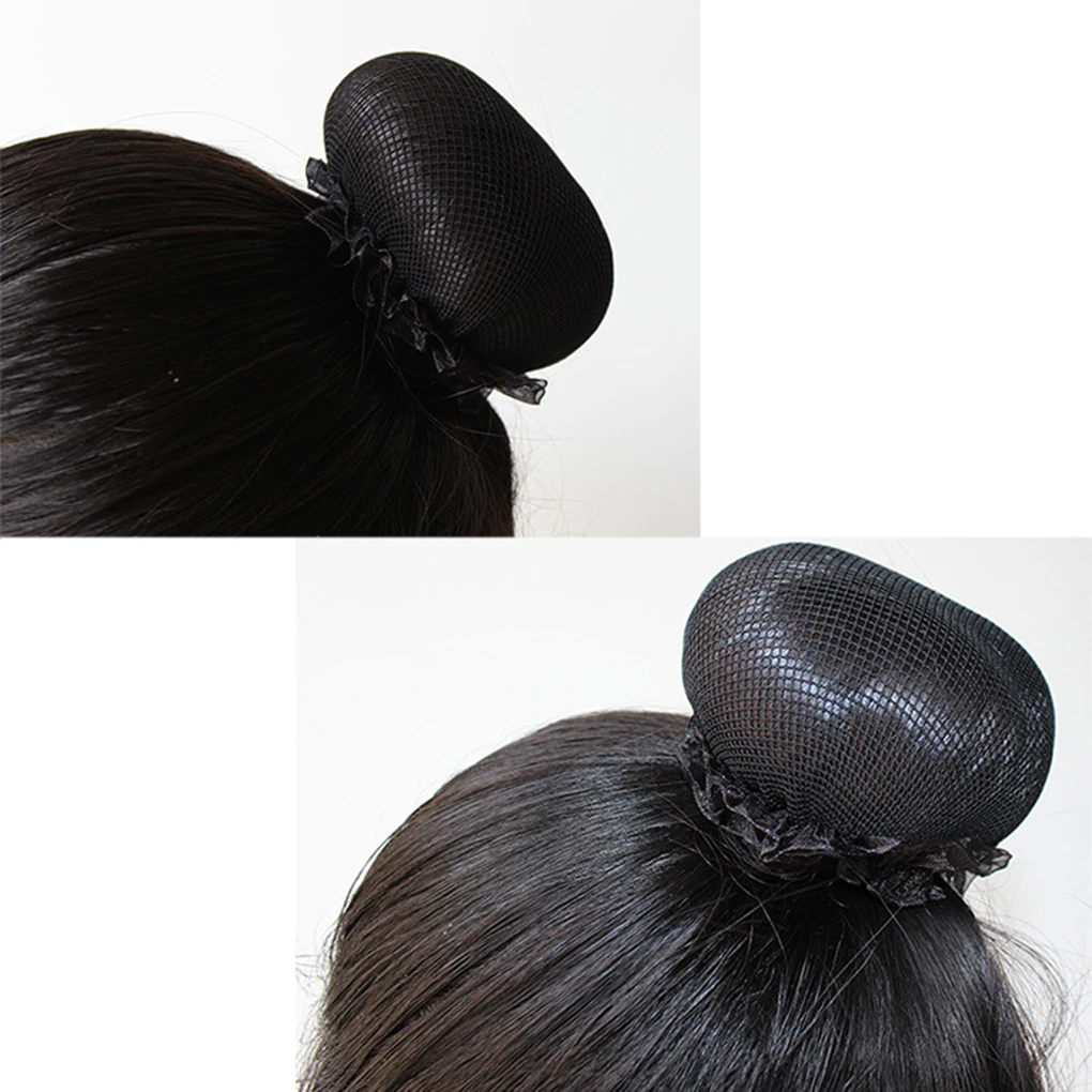 Мода 10 шт невидимые пучки волос сетки черный эластичный край сетки аксессуары для волос для девочек женщин и детей